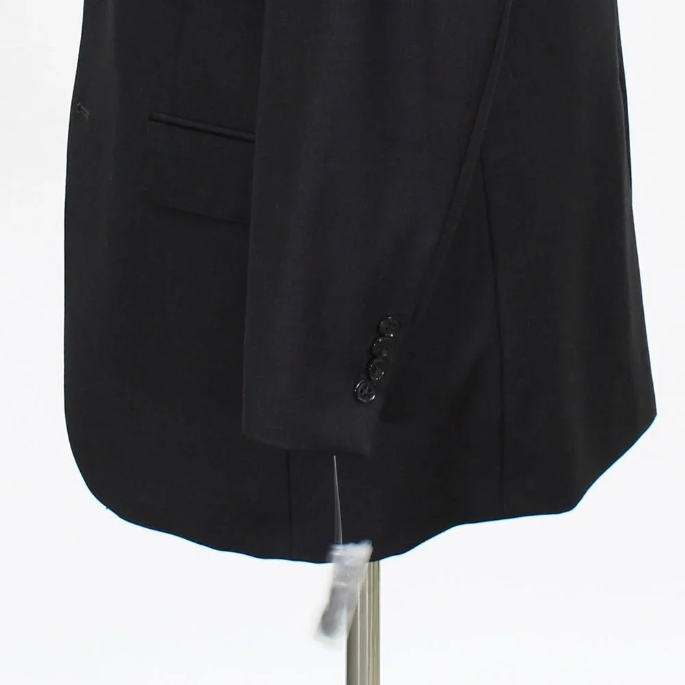 Jos. A. Bank 43R 37x28 Gray Solid Two Button Full Suit R017